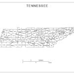 Tennessee Labeled Map