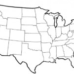 United States Blank Map Quiz Refrence Blank North America