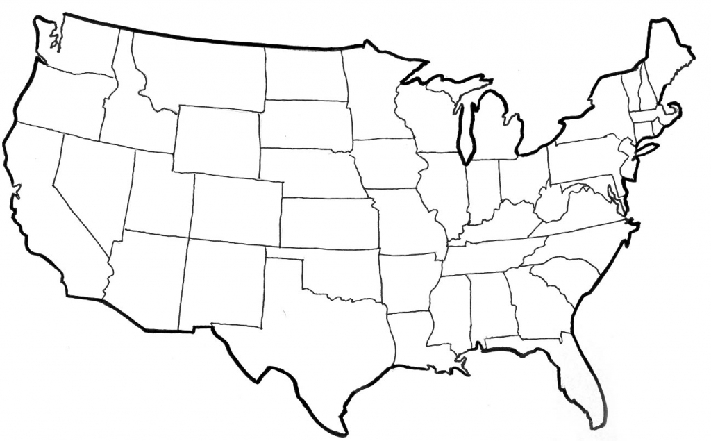 United States Blank Map Quiz Refrence Blank North America 