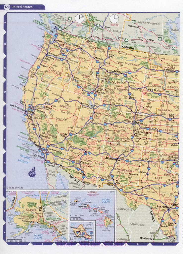 Usa Map Western United States Road Map Printable Usa Map Western United States Road Map Printable