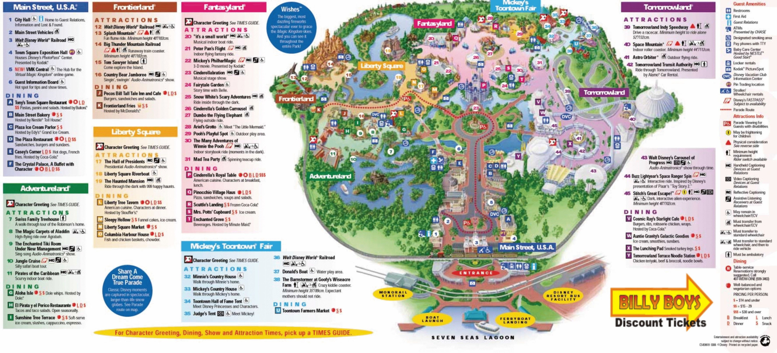 Walt Disney World Map Pdf 1