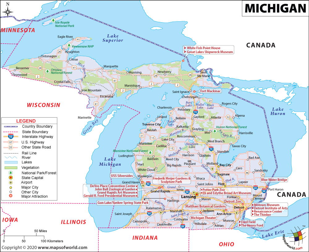 What Are The Key Facts Of Michigan Michigan Facts Answers