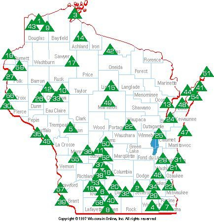 Wisconsin State Parks Forests Recreation Areas Scroll Wisconsin State Parks Forests Recreation Areas Scroll