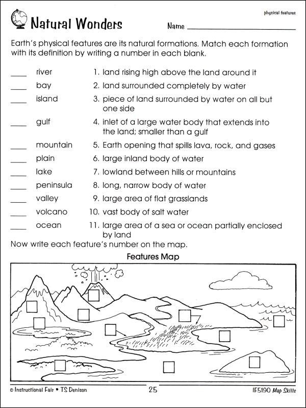Worksheet Map Skills Worksheets 3rd Grade Free Map Skills