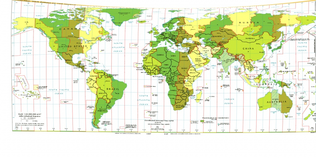 World Map With Latitude And Longitude Lines Printable 