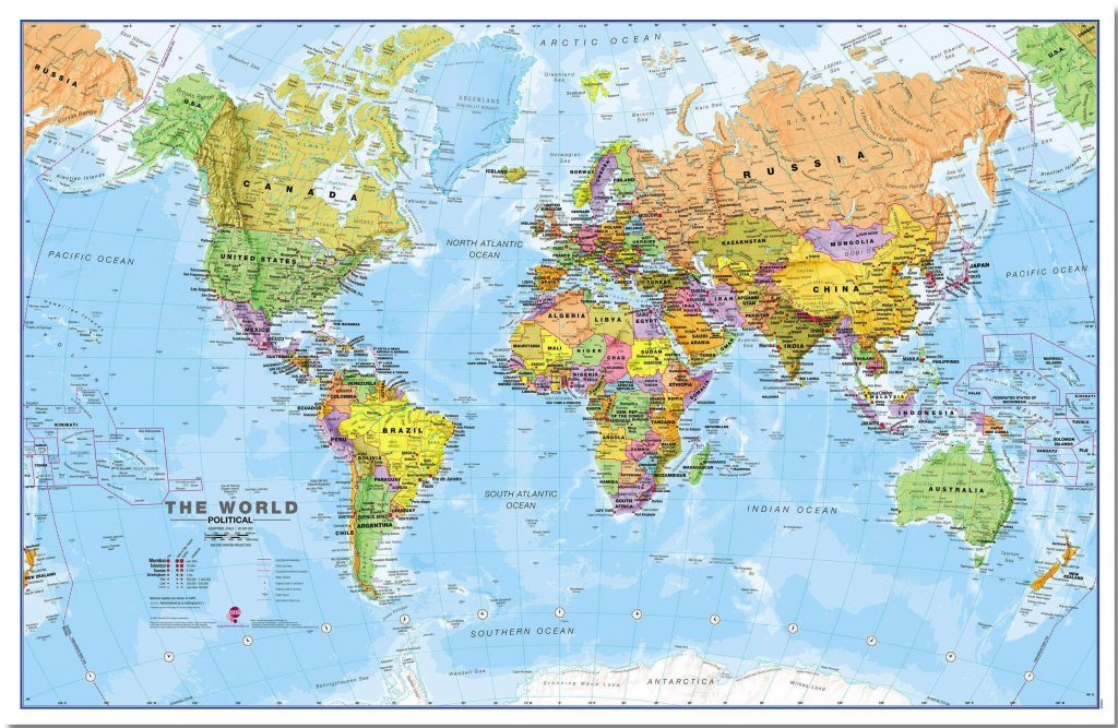 World Wall Map Political Idea Pinterest Mapas 