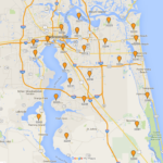 Zip Code Map Jacksonville Florida Jacksonville Zip Codes