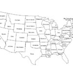 A Printable Map Of The United States Of America Labeled