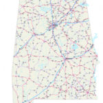 Alabama Outline Maps And Map Links In Alabama State Map