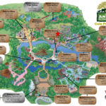Animal Kingdom Pressed Pennies Map Disney World Map