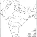 Blank River Map Of India Icse Geography For India River