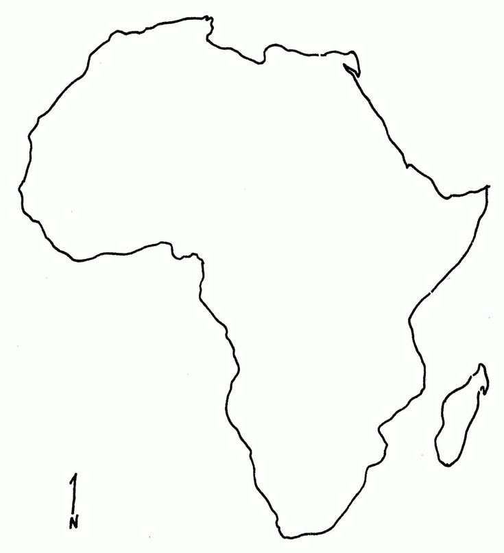 Blank West Africa Map Printable Blank Africa Map Printable 