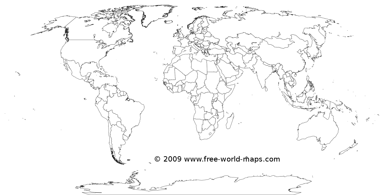 Blank World Maps AFP CV