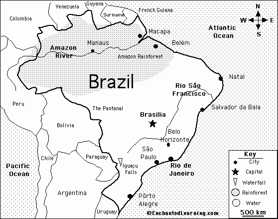 Brazil EnchantedLearning Brazil EnchantedLearning
