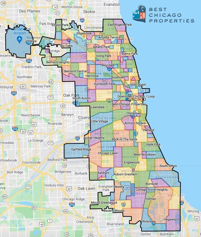 Chicago Neighborhood Guide Chicago Neighborhood Map With 