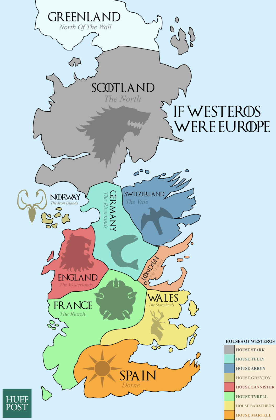 Click On IF GAME OF THRONE S WESTEROS WERE EUROPE