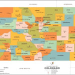 Colorado County Map Colorado Counties