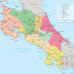 Costa Rica Political Map