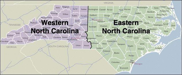 County 3 Digit Zip Code Maps Of North Carolina