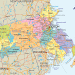 Detailed Political Map Of Massachusetts Ezilon Maps