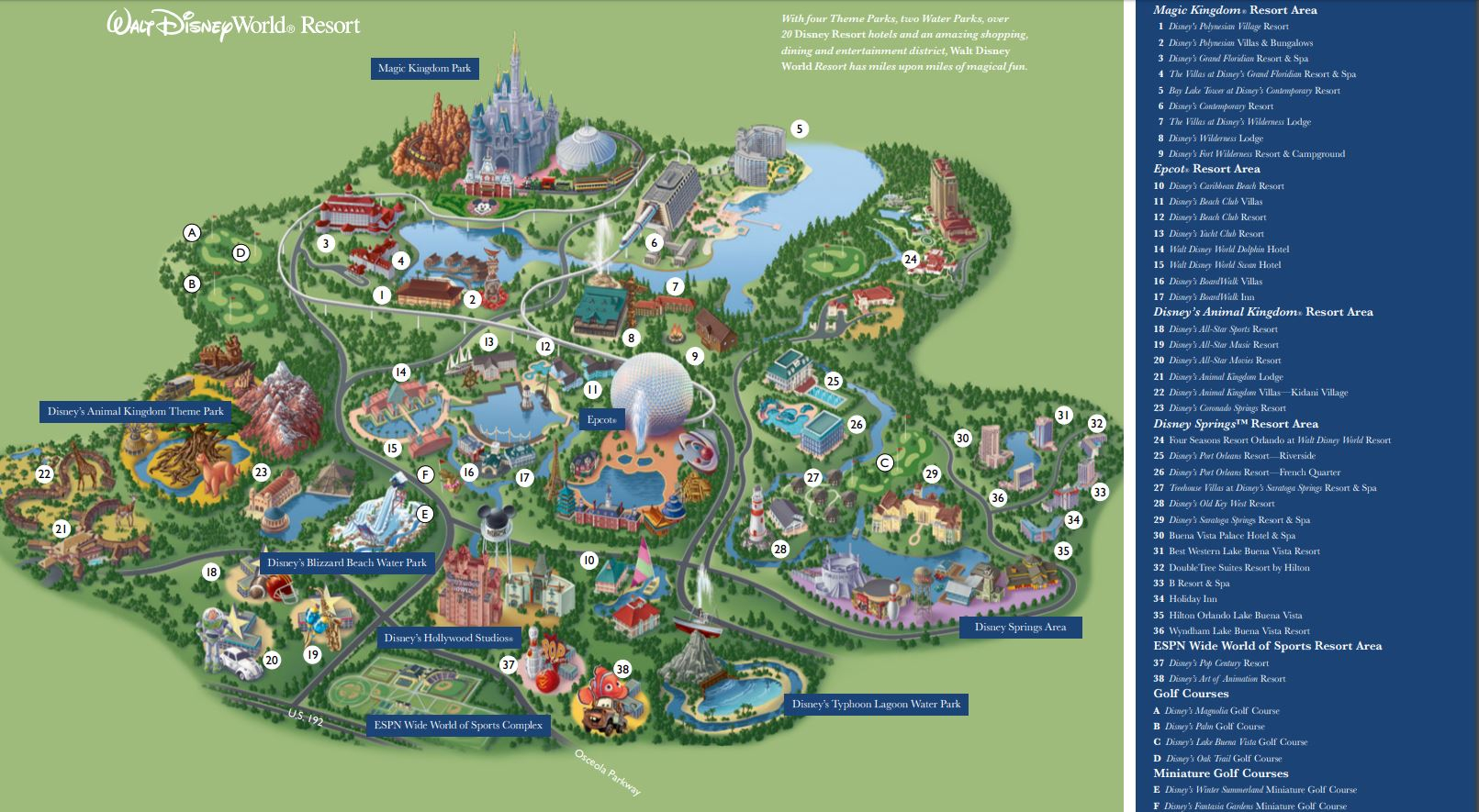 Disney World Maps WDW Travels Disney World Maps WDW Travels