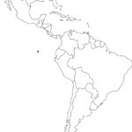 Free Blank Map Of North And South America Latin America