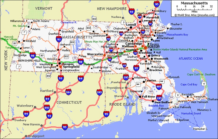 Free Printable Map Of Massachusetts Free Print Out Maps 