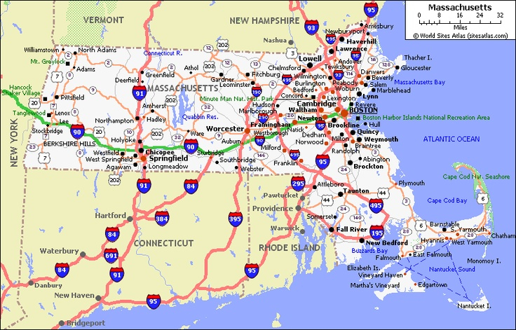 Printable Map Of MassachUSetts – Printable Map of The United States