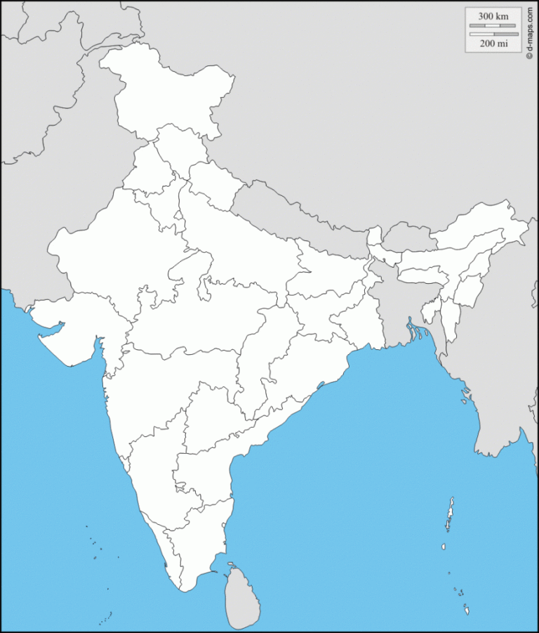 India River Map Outline Printable Free Printable Maps