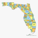 Large map of florida counties Download Them And Print