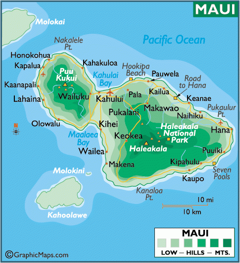 Large Maui Map