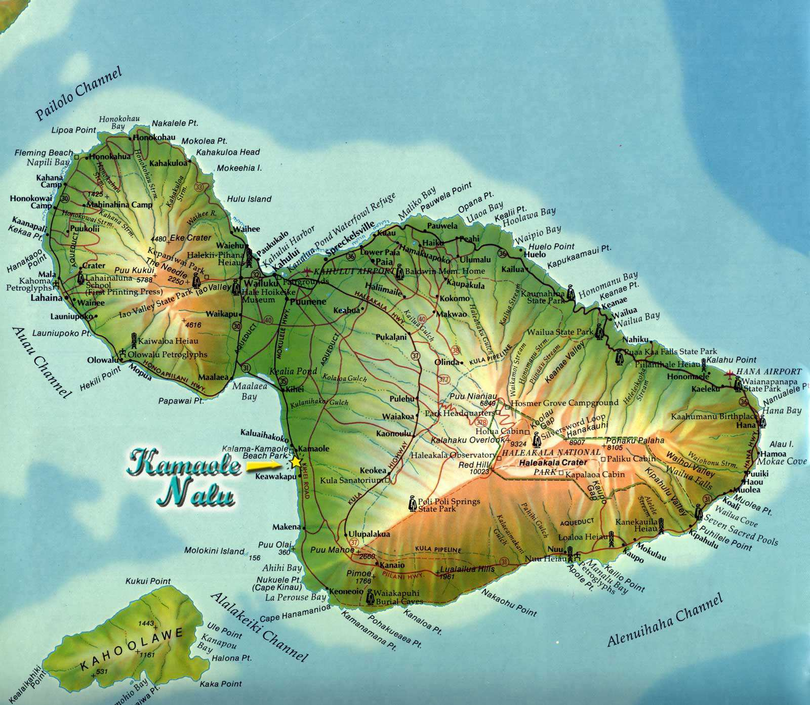 Large Maui Maps For Free Download And Print High 