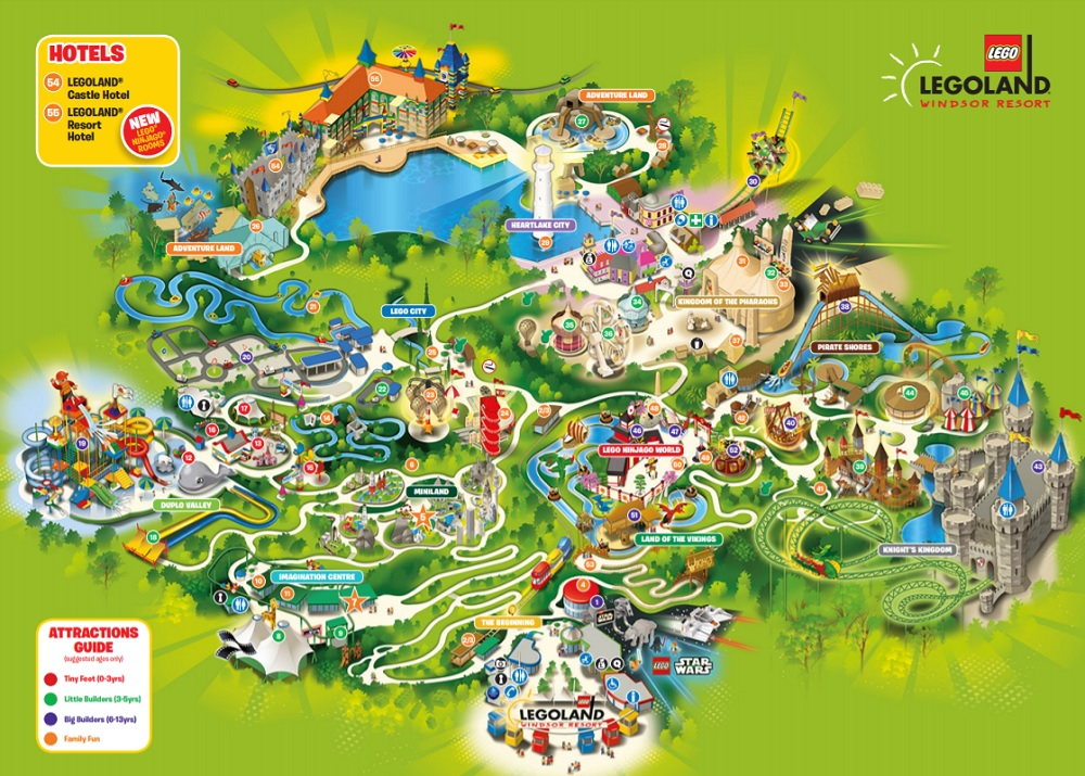 Legoland Windsor Map Printable PrintAll