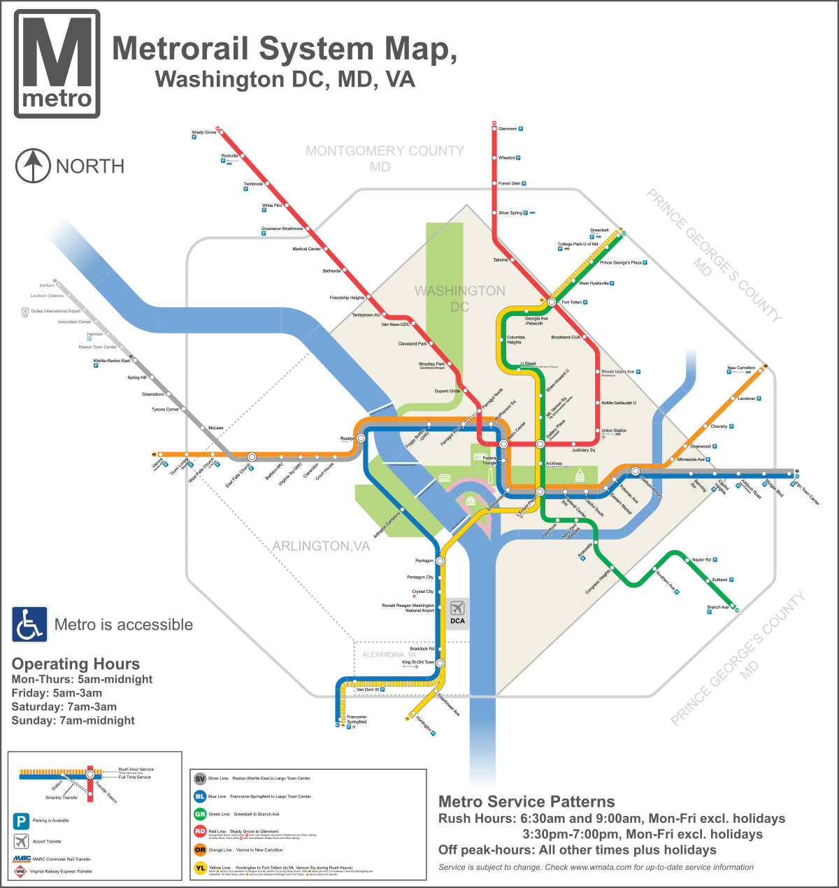List Of Washington Metro Stations Wikipedia