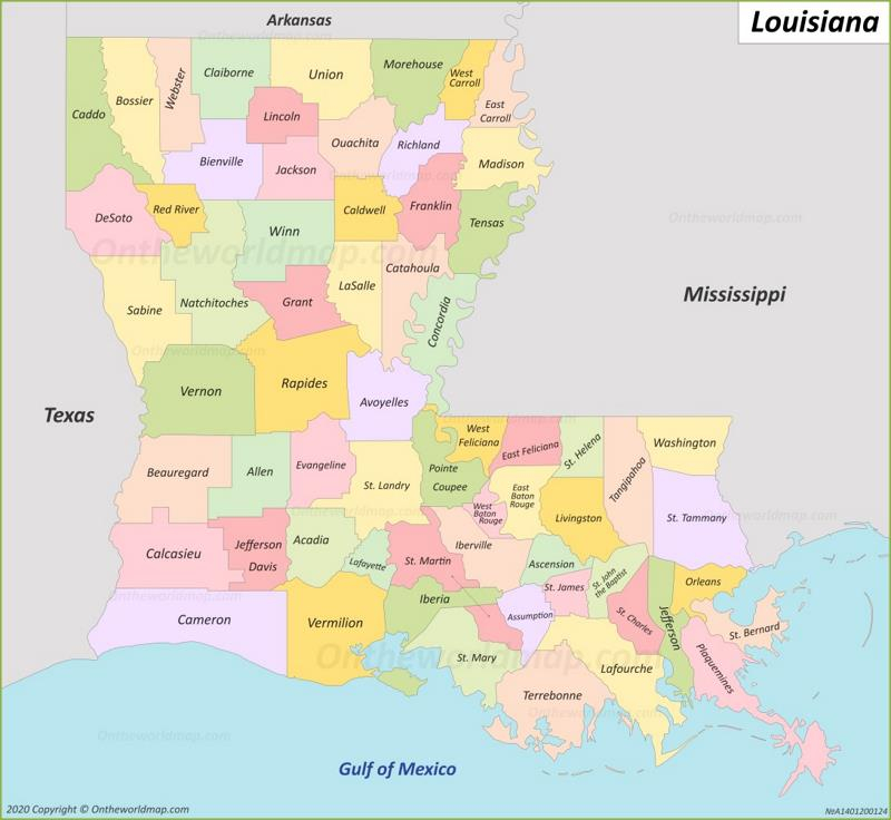 Louisiana Treasure Maps