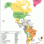 Map Of Americas America Map South America Map North