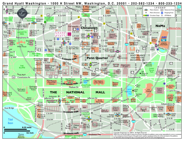 Map of dc downtown Download Them And Print