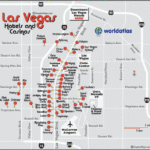 Map Of Las Vegas Hotels And Casinos The Strip And Downtown