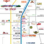 Map Of Las Vegas Strip Showing Hotels And Monorail 2018