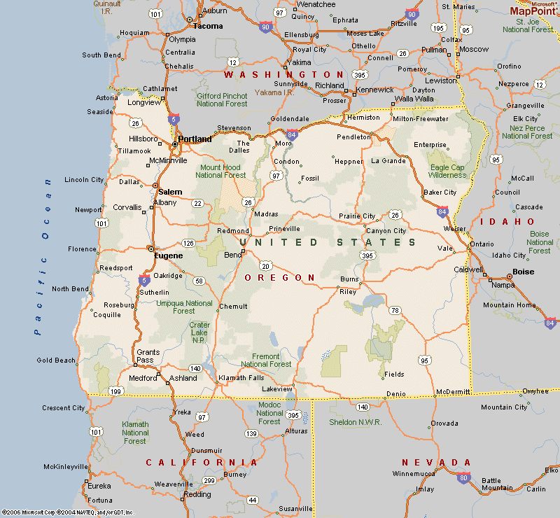 Map Of Oregon Cities And Towns Maps Of Oregon Cities Map Of Oregon Cities And Towns Maps Of Oregon Cities