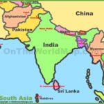 Map Of South Asia Southern Asia