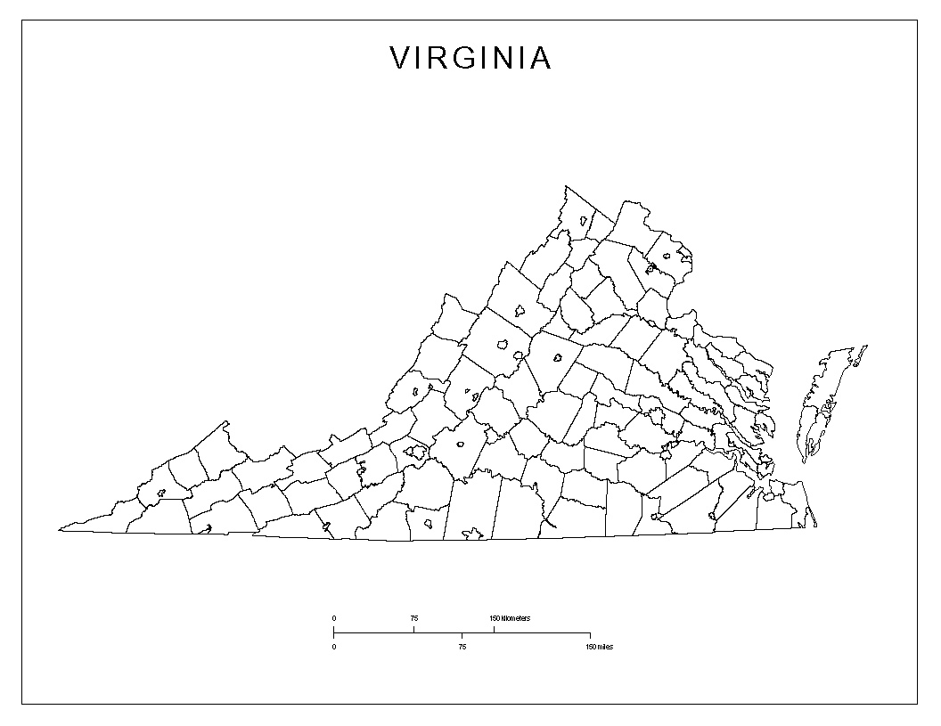 Maps Of Virginia Maps Of Virginia