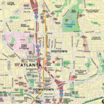 Midtown Atlanta Map Map Of Midtown Atlanta United