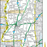 Mississippi Road Map