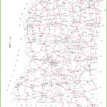 Mississippi Road Map