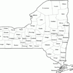 New York County Map With Names