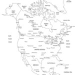 North America Printable Blank Map Royalty Free Jpg