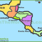 Political Map Of Central America