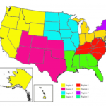Post Election Us Map Inspirationa United States Regions