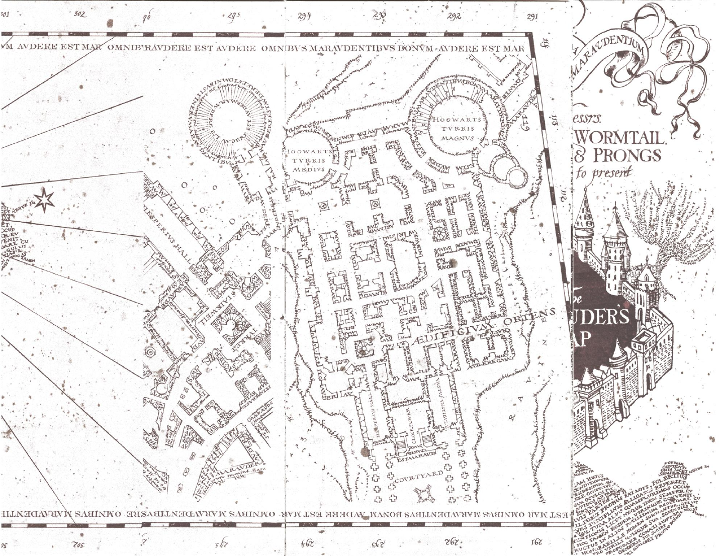 Printable Free Marauders Map Pdf